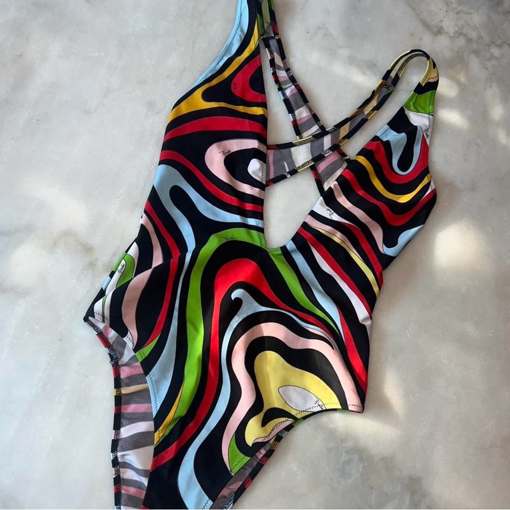 Emilio Pucci swimsuit worn 2x , great condition .
